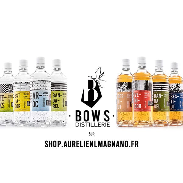 les spiritueux de la distillerie bows Montauban