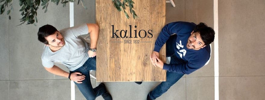 Les créateur de Kalios la marque de produits gourmets grecs-amis du coiffeur aurelien magnano