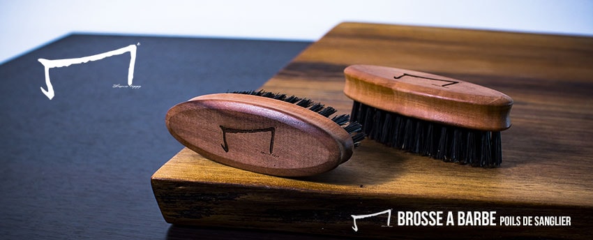 Brosse en poils durs de sanglier - Le Comptoir de la Barbe