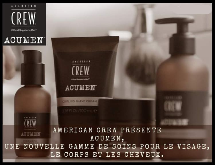 Le soin de l'homme par American Crew sur votre shop Aurelien Magnano