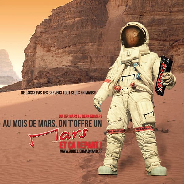 Mars et ca repart avec Aurelien Magnano Ne laisse pas tes cheveux tout seul en Mars