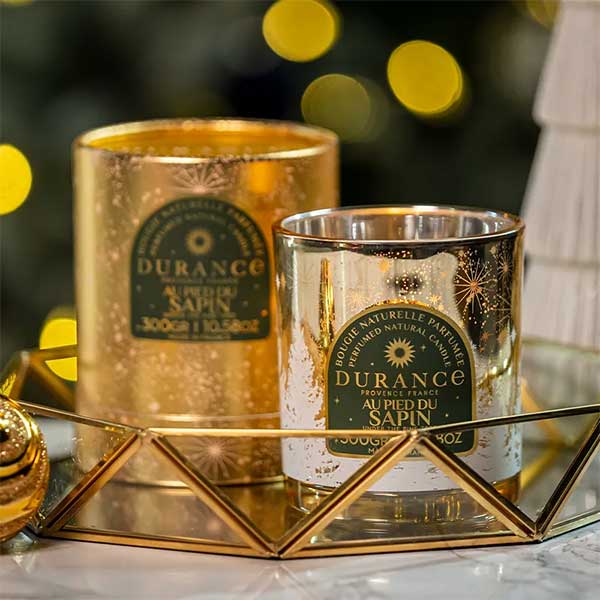 Bougie crépitante Parfumée Au Pied du Sapin | DURANCE