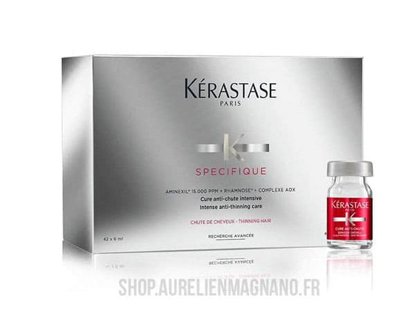 traitement anti-chute aminexil kerastase-42 ampoules- sur aurelien magnano shopping achetez votre traitement anati-chute kerastase au meilleur prix