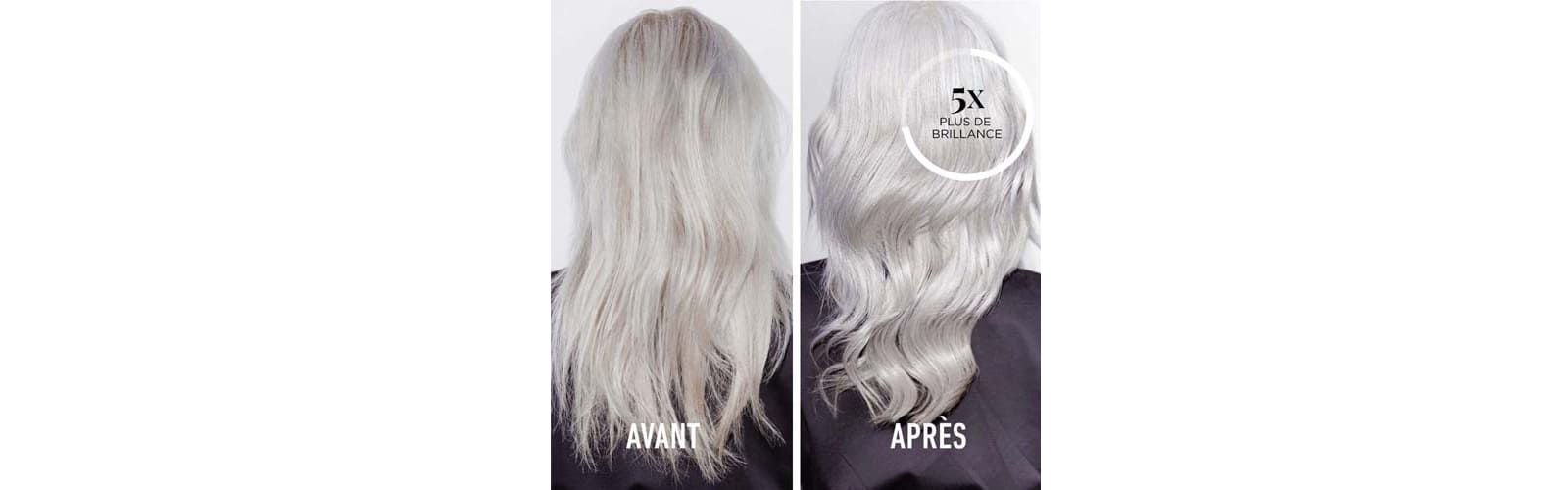 le résultat de l'application du soin K WATER dans votre salon de coiffure Aurélien Magnano à Montauban