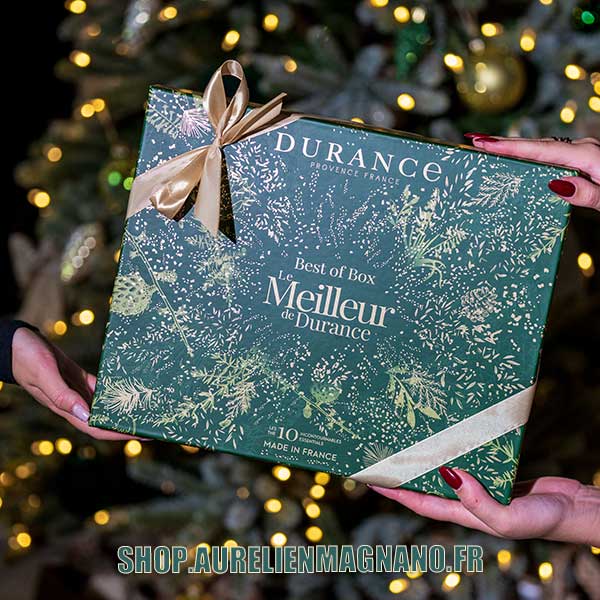 Le coffret LE MEILLEUR DE DURANCE 2024 Découvrez les 10 meilleurs produits DURANCE best-sellers dans un seul coffret cadeau