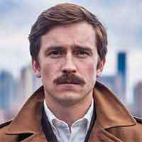 moustache abat-jour homme forme droite et dense