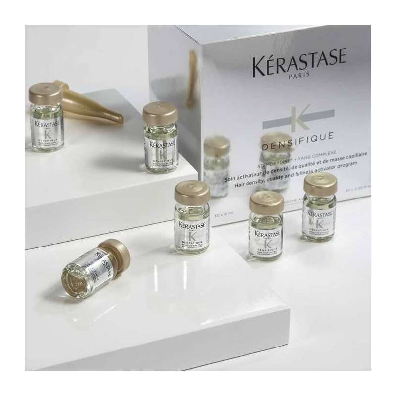 Soin cure DENSIFIQUE activatrice de densite capillaire à la stemoxydine par Kerastase