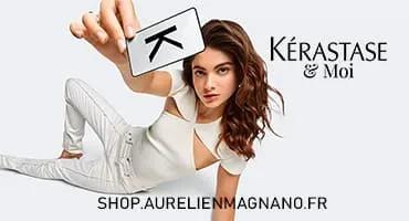 KERSATSE ET MOI DANS VOTRE SALON DE COIFFURE AURELIEN MAGNANO ENCOURAGE VOTRE LOYAUTE ET LA BEAUTE DE VOTRE CHEVELURE votre carte de fidélité se digitalise en programme de fidélité numérique